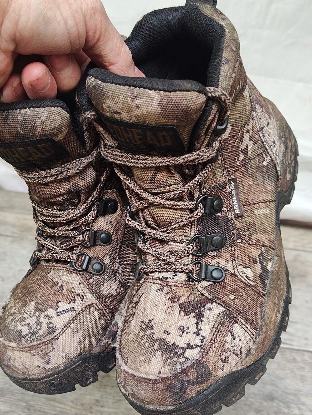Red Head Kids Timberbuck Camo Hunting Hiking Boots Youth Size 3